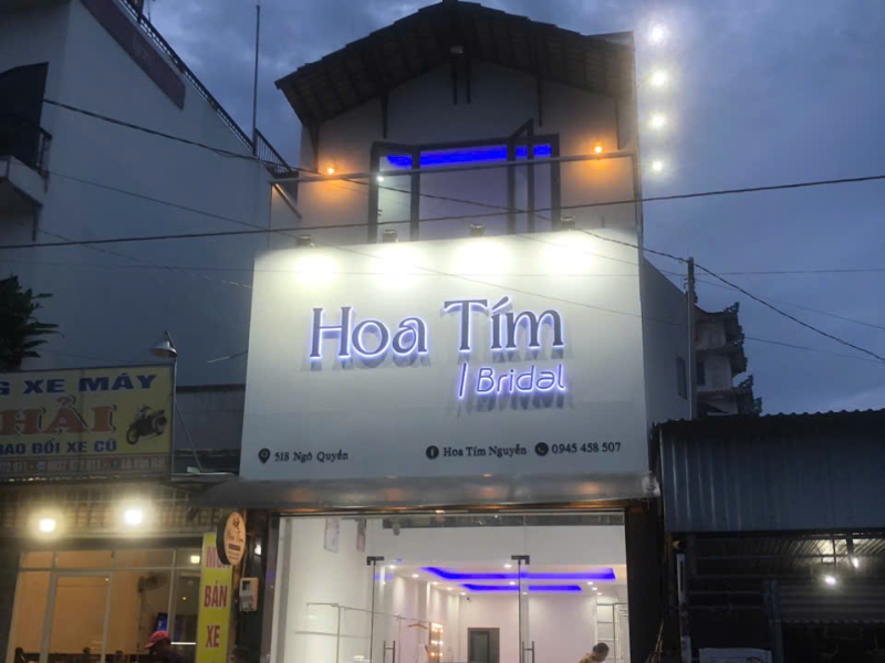 Bảng giá thi công nhà 2 tầng lửng – Studio áo cưới kết hợp nhà ở