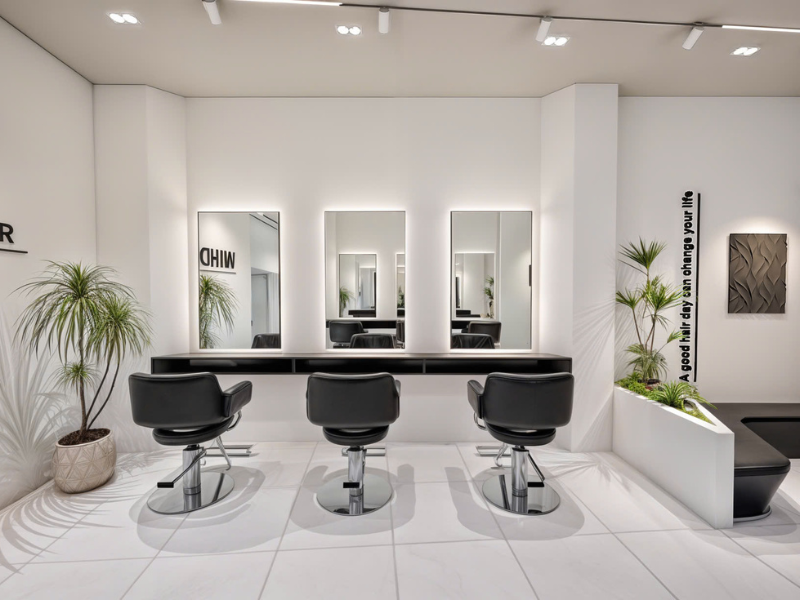Dự án Thiết Kế & Thi Công Salon Tóc Wind Hair