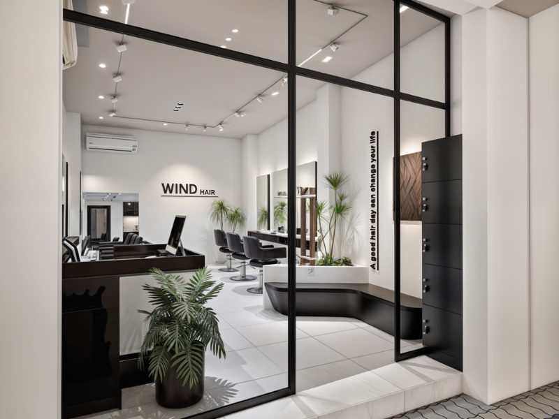 Dự án Thiết Kế & Thi Công Salon Tóc Wind Hair