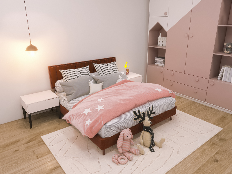 Thiết Kế Phòng Ngủ 10m2 Cho Bé Đẹp, Tiện Nghi Và Hợp Lý